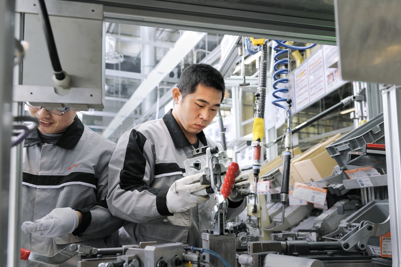 Principales áreas de trabajo de STIHL China